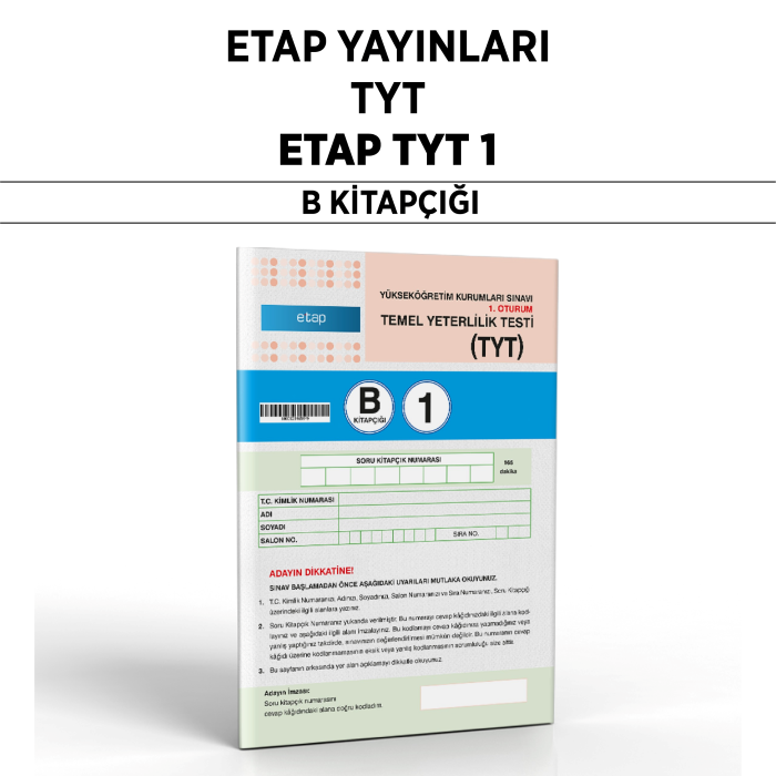 ETAP YAYIN TYT SNV 1-B - 25-26